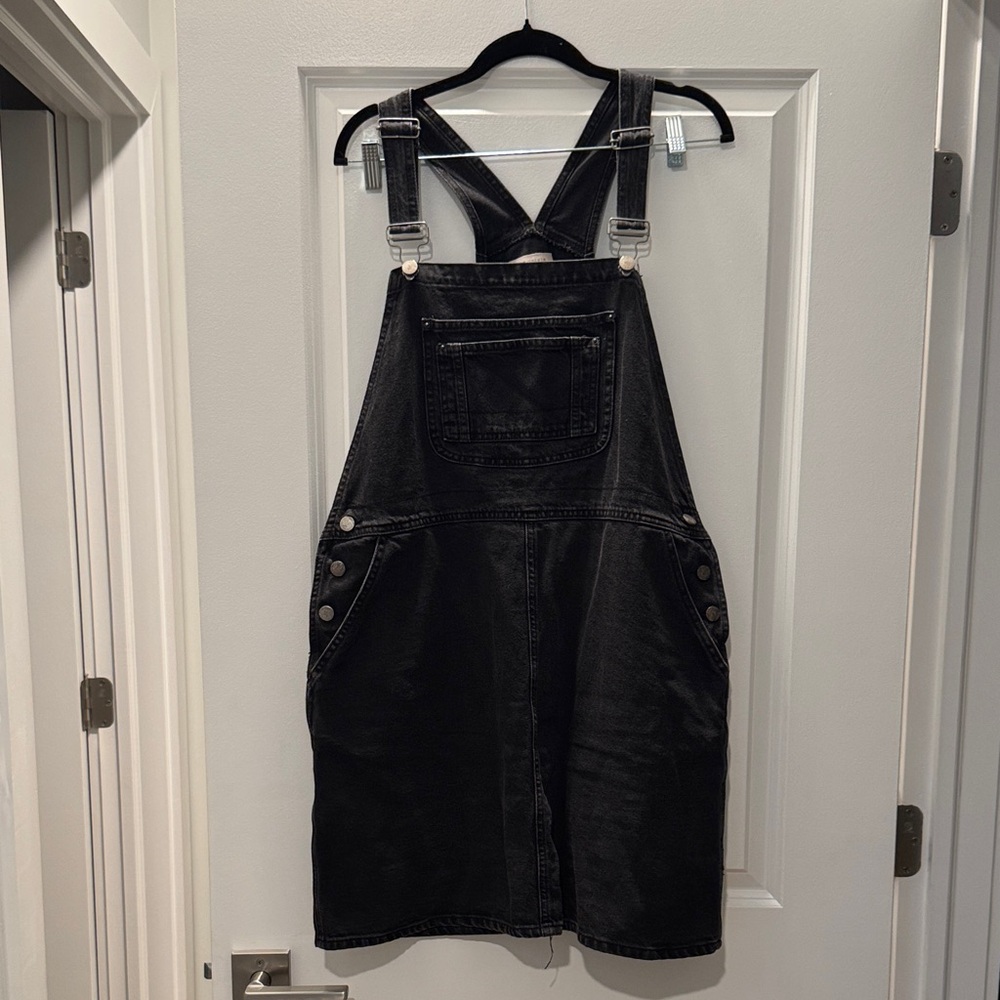 ASOS Black Denim Mini Dress